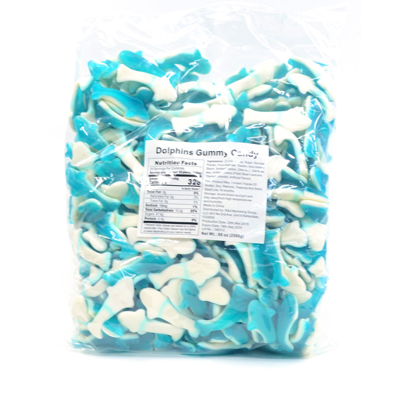 Bulk gummy dolphins