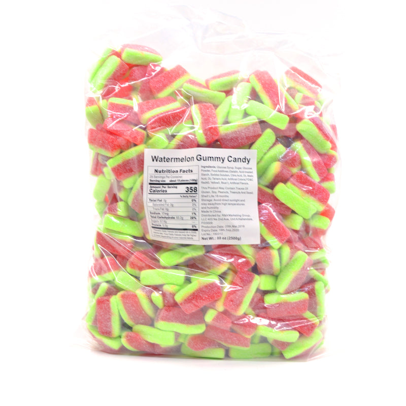 Bulk gummy watermelon