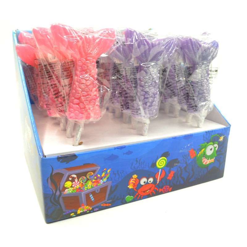 Mermaid tails lollipops
